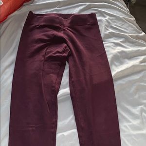 Burgundy Leggings